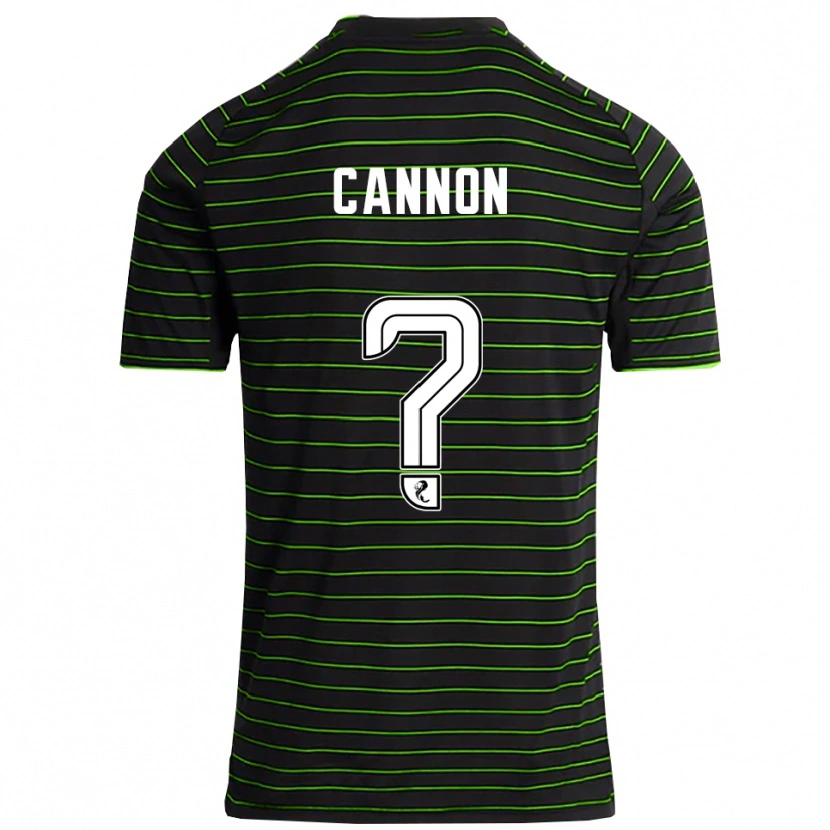 Danxen Herren Aidan Cannon #0 Schwarz Grün Auswärtstrikot Trikot 2025/26 T-Shirt Österreich