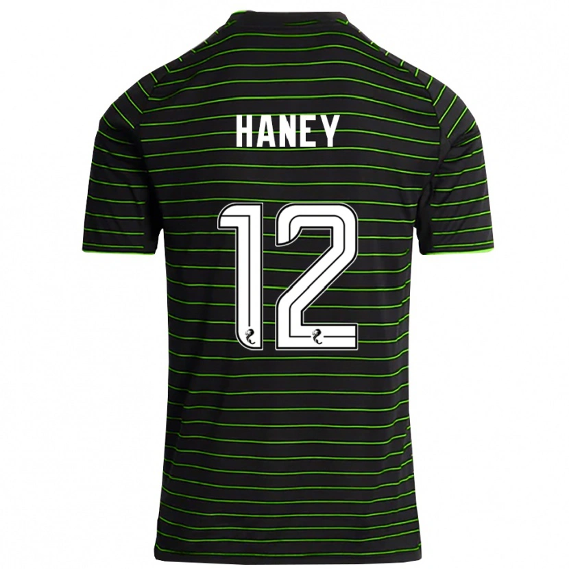 Danxen Herren Joseph Haney #12 Schwarz Grün Auswärtstrikot Trikot 2025/26 T-Shirt Österreich