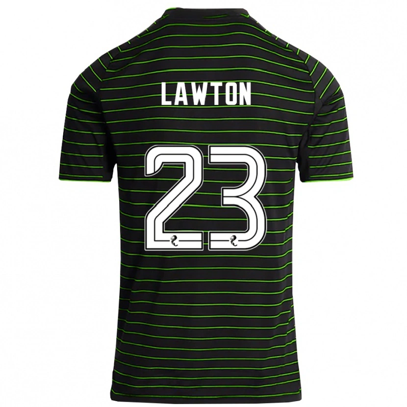 Danxen Herren Emma Lawton #23 Schwarz Grün Auswärtstrikot Trikot 2025/26 T-Shirt Österreich