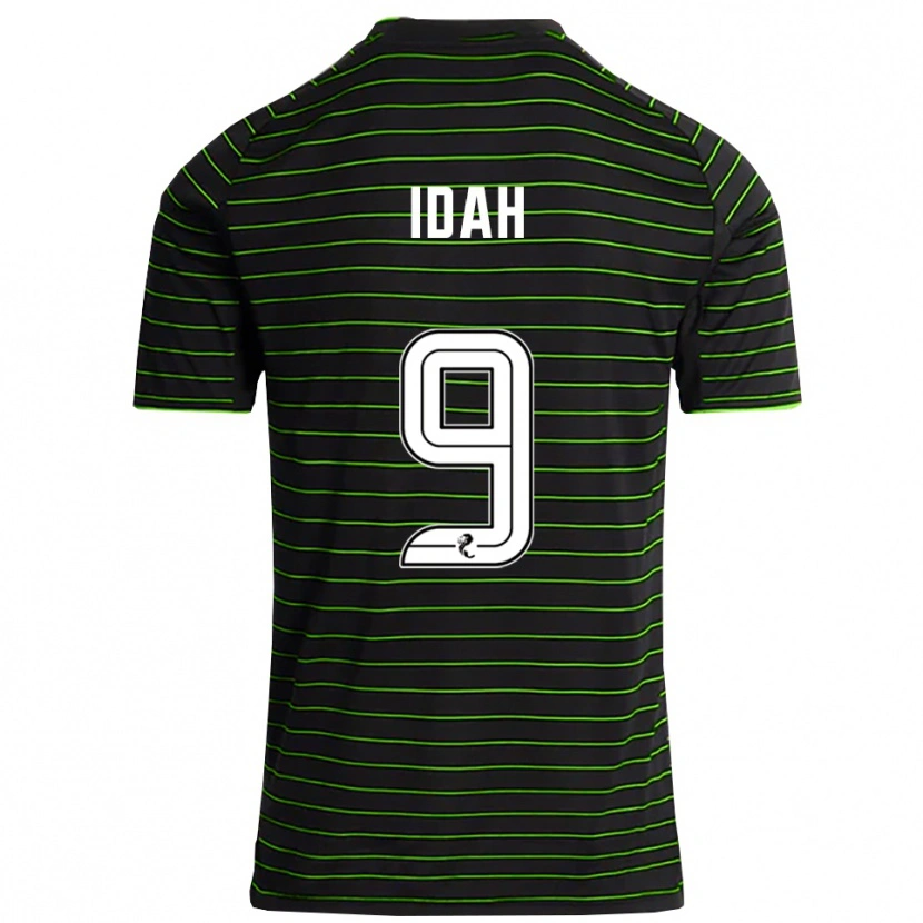 Danxen Herren Adam Idah #9 Schwarz Grün Auswärtstrikot Trikot 2025/26 T-Shirt Österreich