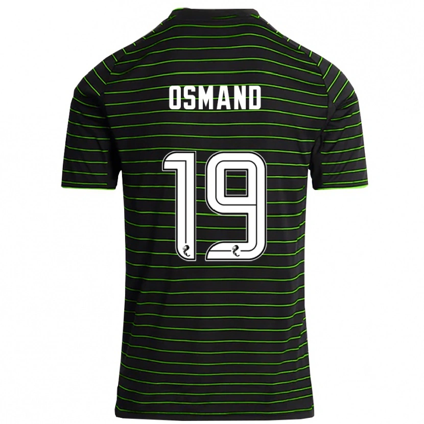 Danxen Herren Callum Osmand #19 Schwarz Grün Auswärtstrikot Trikot 2025/26 T-Shirt Österreich