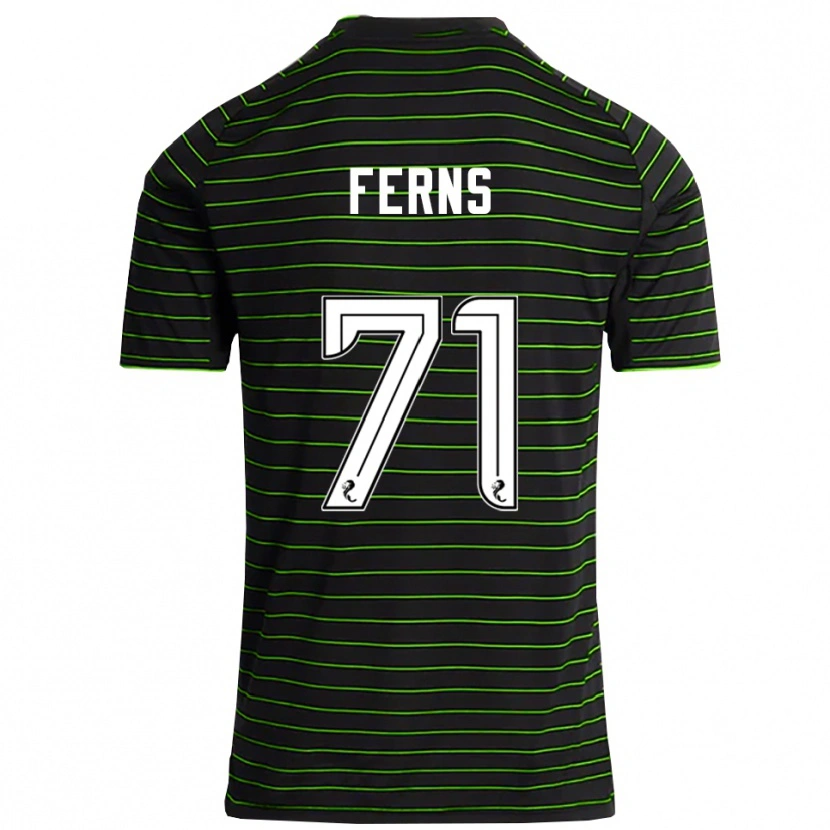 Danxen Herren Abbie Ferns #71 Schwarz Grün Auswärtstrikot Trikot 2025/26 T-Shirt Österreich