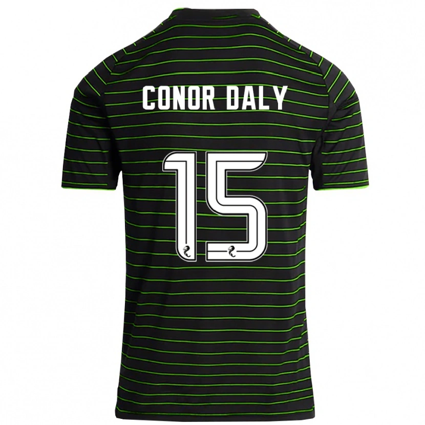 Danxen Herren Conor Daly #15 Schwarz Grün Auswärtstrikot Trikot 2025/26 T-Shirt Österreich