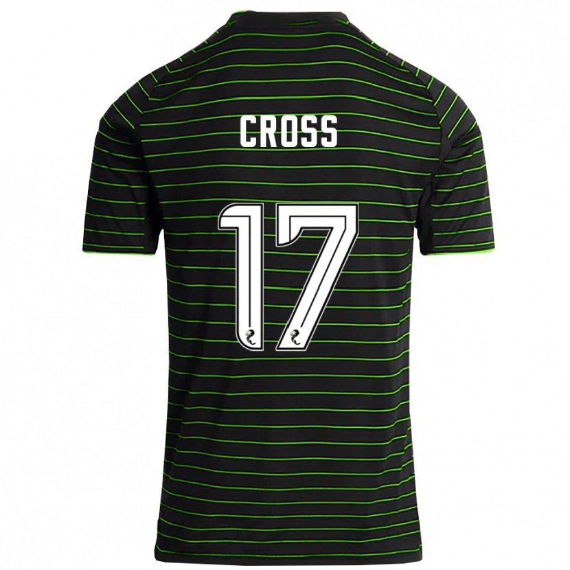 Danxen Herren Morgan Cross #17 Schwarz Grün Auswärtstrikot Trikot 2025/26 T-Shirt Österreich