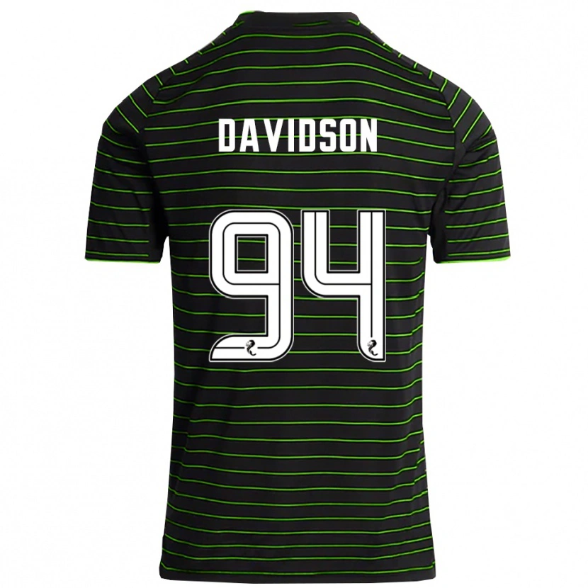 Danxen Herren Bruno Davidson #94 Schwarz Grün Auswärtstrikot Trikot 2025/26 T-Shirt Österreich