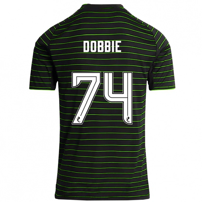Danxen Herren Lewis Dobbie #74 Schwarz Grün Auswärtstrikot Trikot 2025/26 T-Shirt Österreich