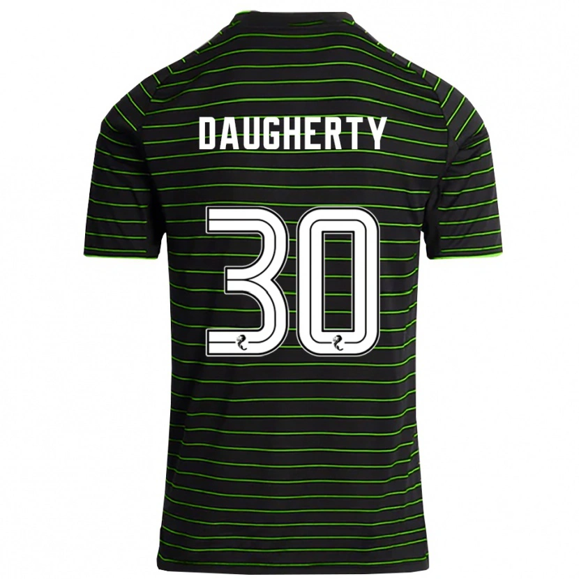 Danxen Herren Kelsey Daugherty #30 Schwarz Grün Auswärtstrikot Trikot 2025/26 T-Shirt Österreich