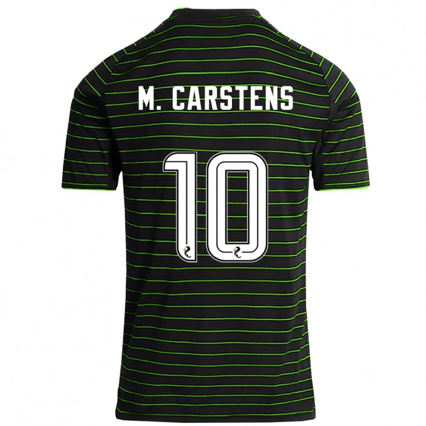 Danxen Herren Mathilde Carstens #10 Schwarz Grün Auswärtstrikot Trikot 2025/26 T-Shirt Österreich