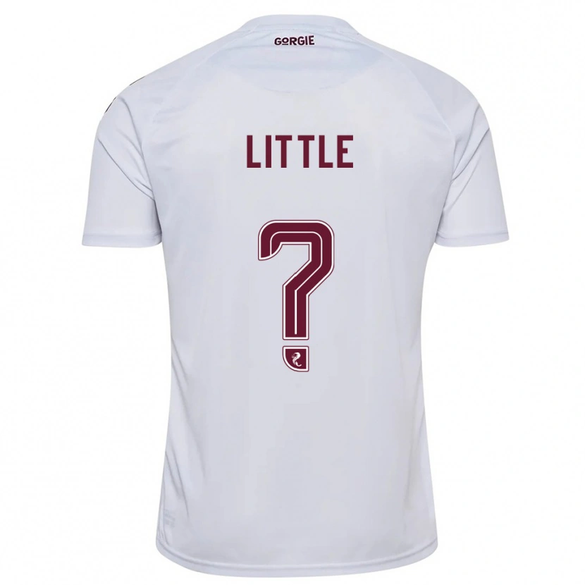 Danxen Herren Conlan Little #0 Weiß Burgunderrot Auswärtstrikot Trikot 2025/26 T-Shirt Österreich