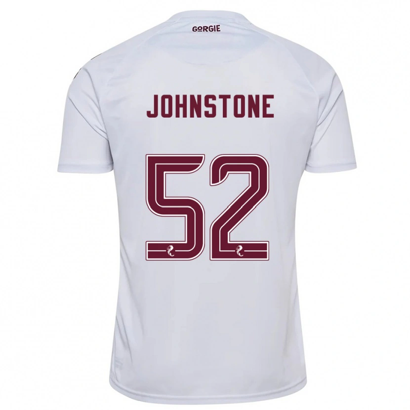 Danxen Herren Rachael Johnstone #52 Weiß Burgunderrot Auswärtstrikot Trikot 2025/26 T-Shirt Österreich