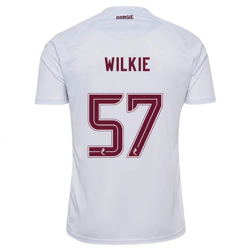 Danxen Herren Coupar Wilkie #57 Weiß Burgunderrot Auswärtstrikot Trikot 2025/26 T-Shirt Österreich