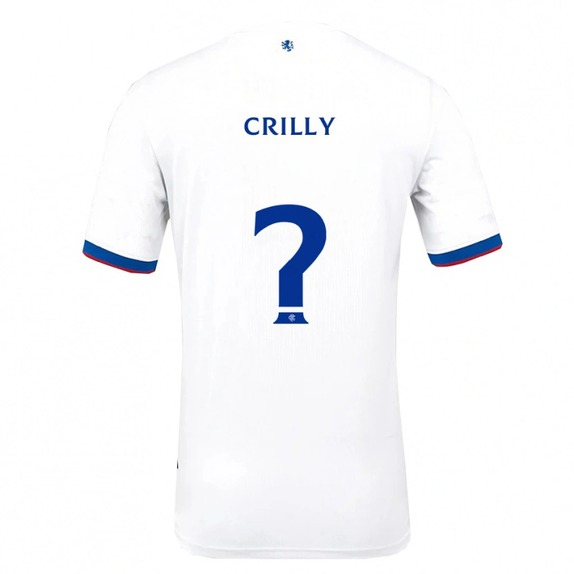 Danxen Herren Aiden Crilly #0 Weiß Rot Blau Auswärtstrikot Trikot 2025/26 T-Shirt Österreich