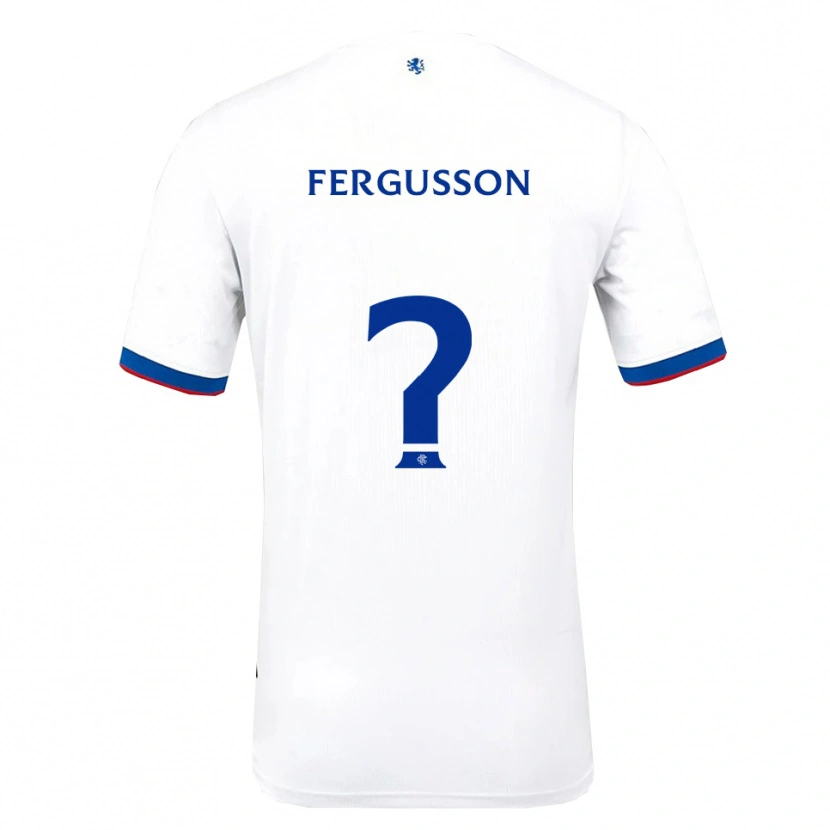 Danxen Herren Coben Fergusson #0 Weiß Rot Blau Auswärtstrikot Trikot 2025/26 T-Shirt Österreich