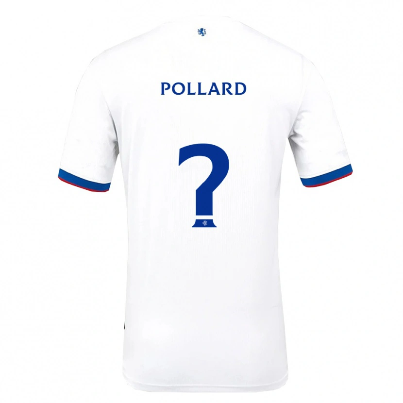 Danxen Herren Lancelot Pollard #0 Weiß Rot Blau Auswärtstrikot Trikot 2025/26 T-Shirt Österreich