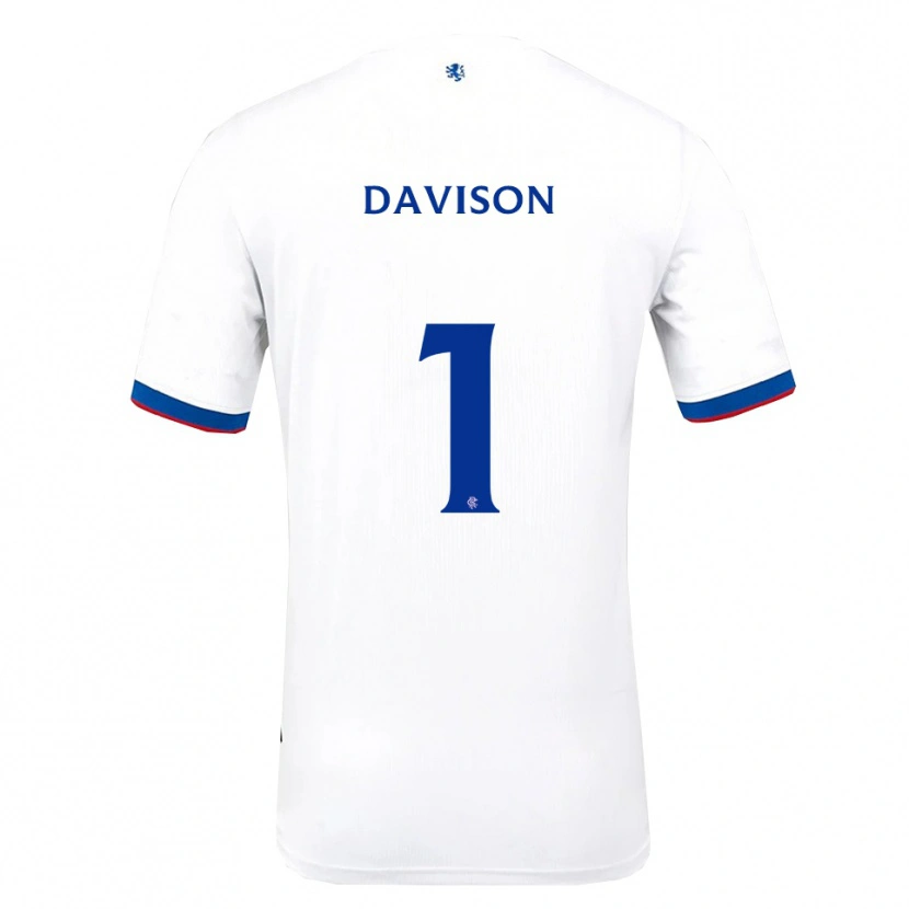 Danxen Herren Hannah Davison #1 Weiß Rot Blau Auswärtstrikot Trikot 2025/26 T-Shirt Österreich