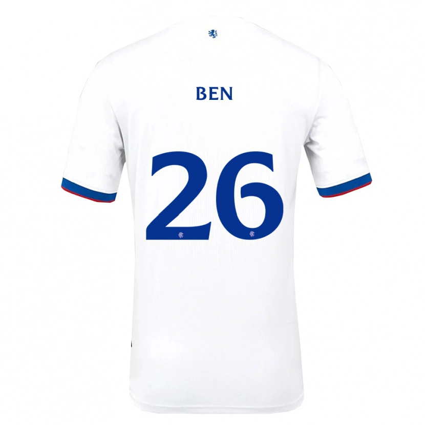 Danxen Herren Ben Davies #26 Weiß Rot Blau Auswärtstrikot Trikot 2025/26 T-Shirt Österreich