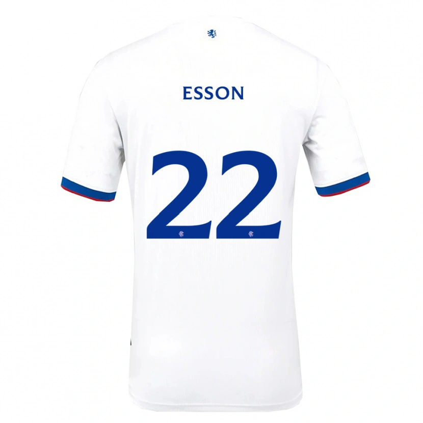 Danxen Herren Victoria Esson #22 Weiß Rot Blau Auswärtstrikot Trikot 2025/26 T-Shirt Österreich