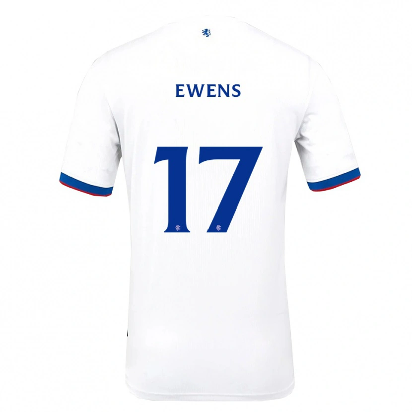 Danxen Herren Sarah Ewens #17 Weiß Rot Blau Auswärtstrikot Trikot 2025/26 T-Shirt Österreich