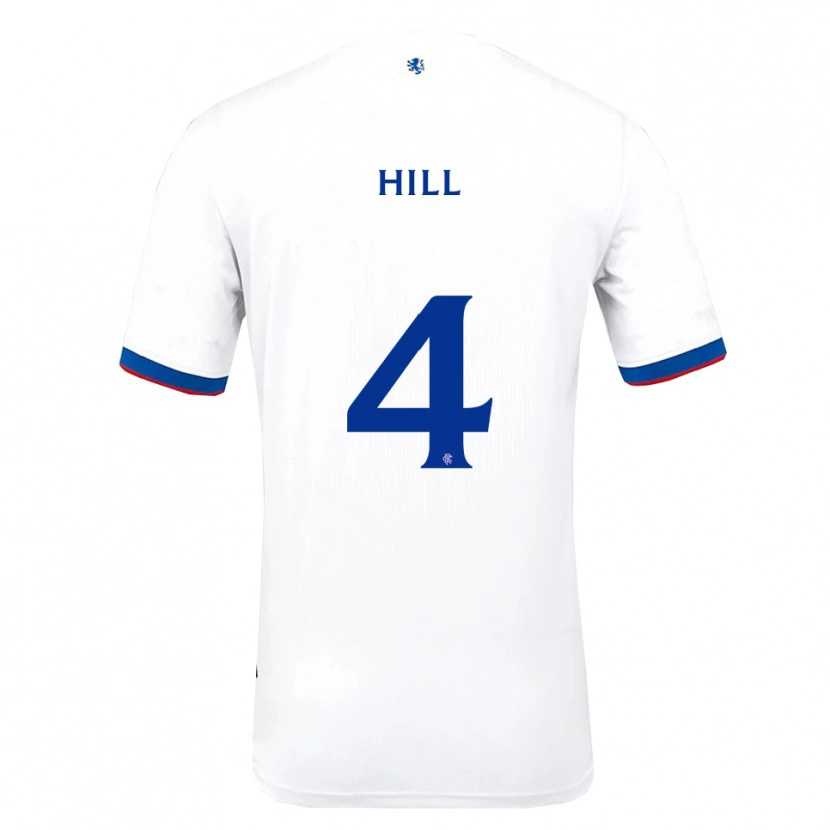 Danxen Herren Kathryn Hill #4 Weiß Rot Blau Auswärtstrikot Trikot 2025/26 T-Shirt Österreich