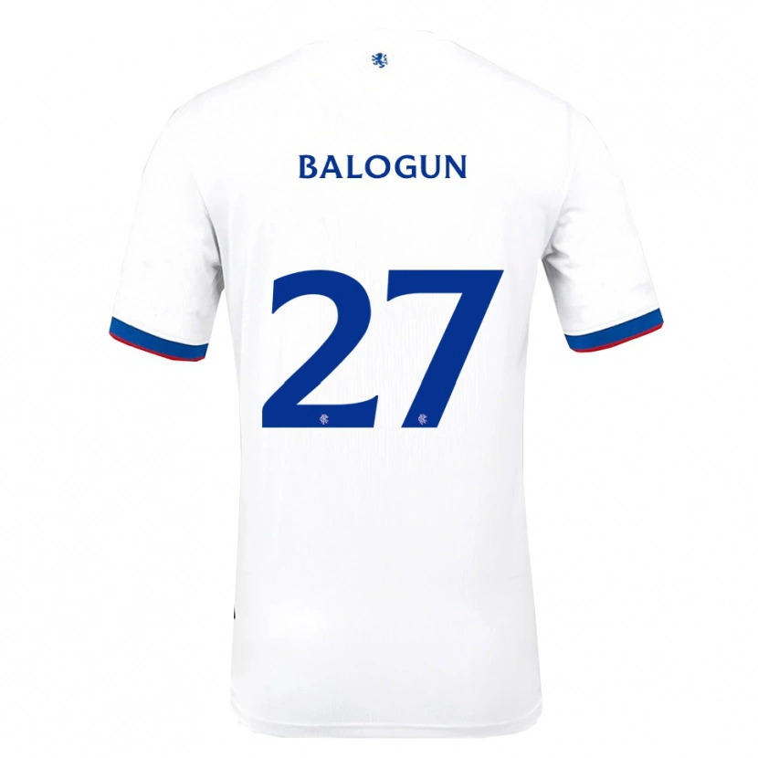 Danxen Herren Leon Balogun #27 Weiß Rot Blau Auswärtstrikot Trikot 2025/26 T-Shirt Österreich