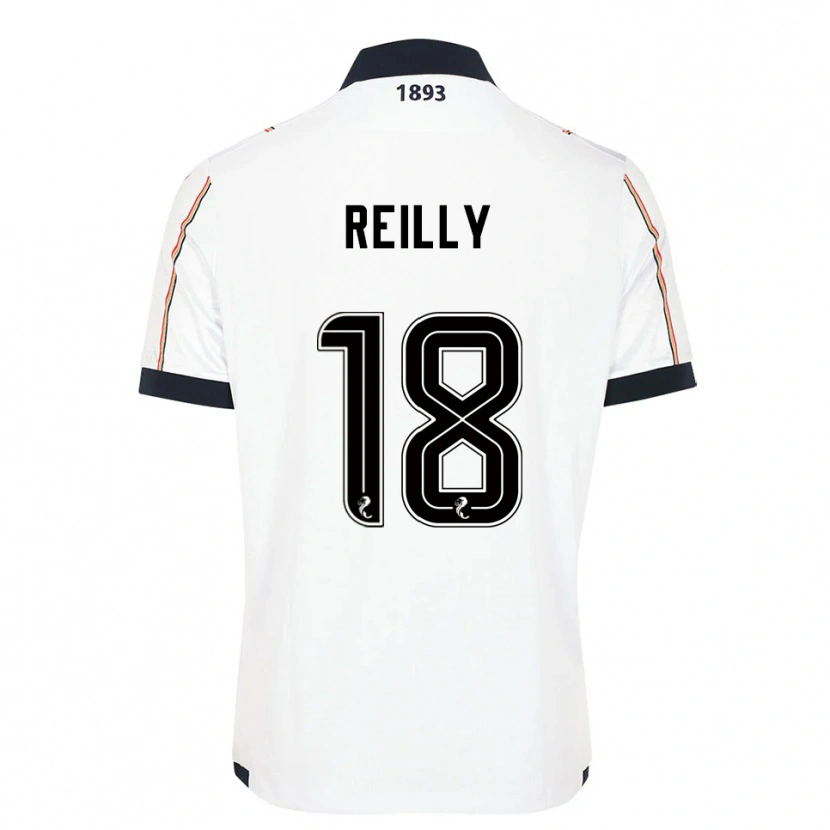 Danxen Herren Charlie Reilly #18 Weiß Marine Rot Auswärtstrikot Trikot 2025/26 T-Shirt Österreich