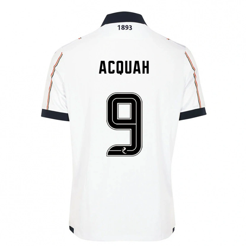 Danxen Herren Emile Acquah #9 Weiß Marine Rot Auswärtstrikot Trikot 2025/26 T-Shirt Österreich