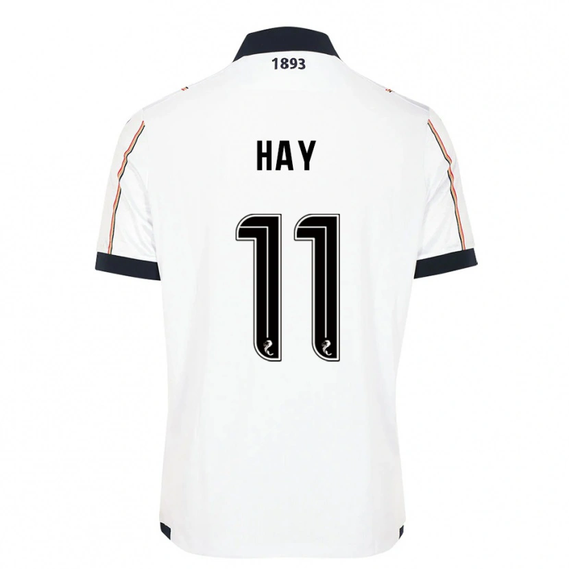 Danxen Herren Ashley Hay #11 Weiß Marine Rot Auswärtstrikot Trikot 2025/26 T-Shirt Österreich