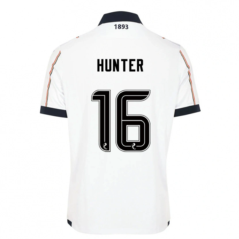 Danxen Herren Michael Hunter #16 Weiß Marine Rot Auswärtstrikot Trikot 2025/26 T-Shirt Österreich