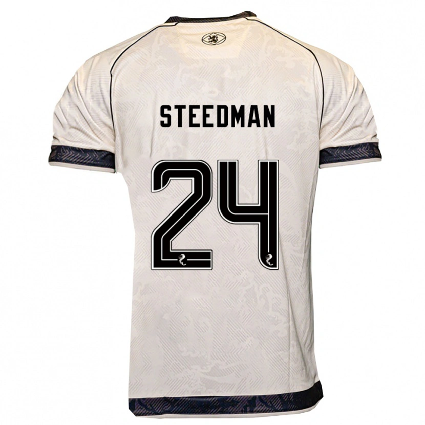 Danxen Herren Laura Steedman #24 Weiß Schwarz Auswärtstrikot Trikot 2025/26 T-Shirt Österreich