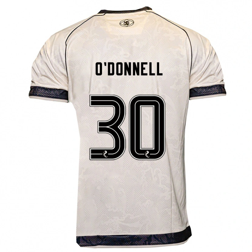 Danxen Herren Lewis O'donnell #30 Weiß Schwarz Auswärtstrikot Trikot 2025/26 T-Shirt Österreich