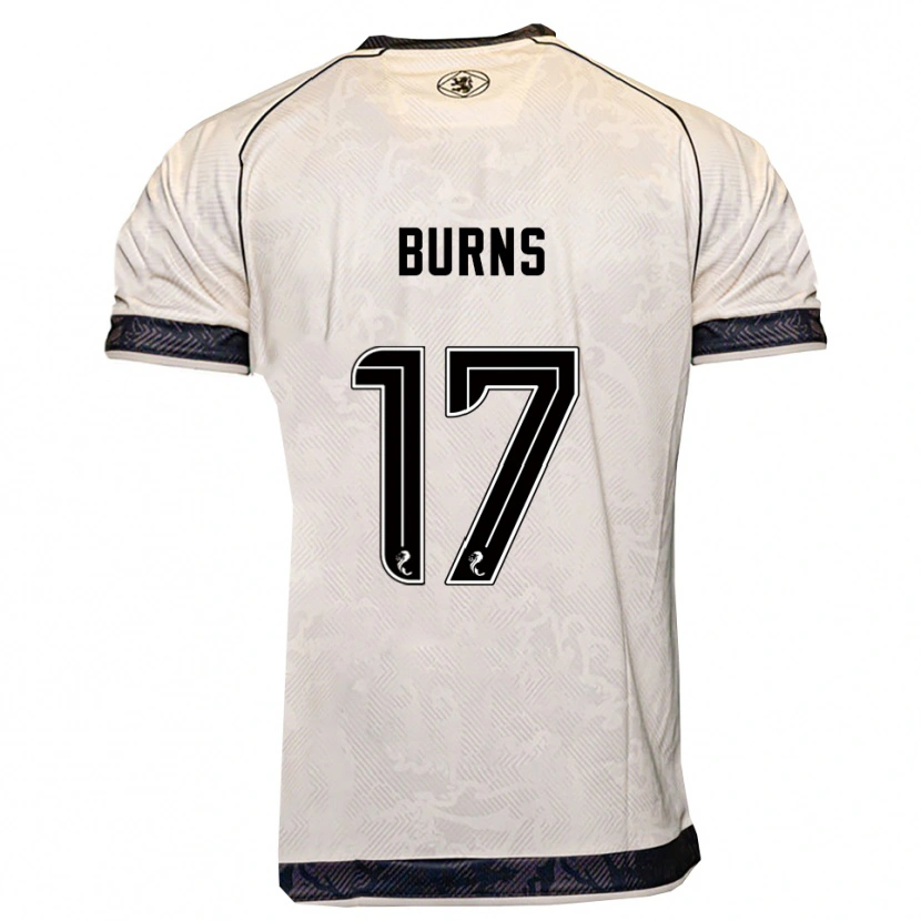 Danxen Herren Megan Burns #17 Weiß Schwarz Auswärtstrikot Trikot 2025/26 T-Shirt Österreich