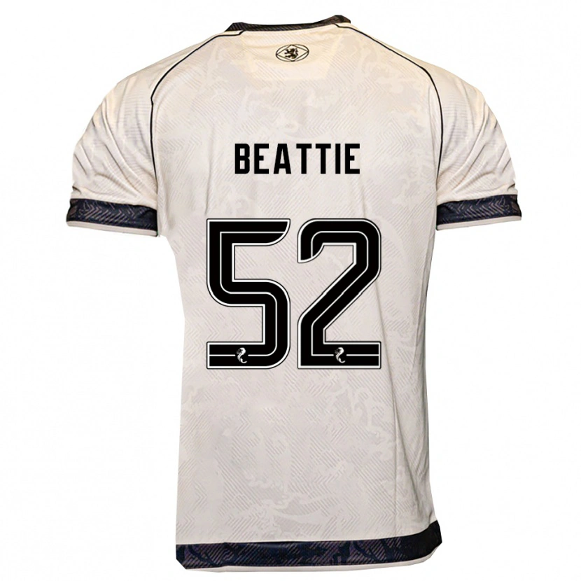 Danxen Herren Calvin Beattie #52 Weiß Schwarz Auswärtstrikot Trikot 2025/26 T-Shirt Österreich