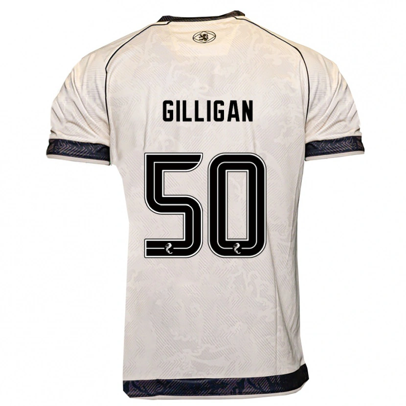 Danxen Herren Keir Gilligan #50 Weiß Schwarz Auswärtstrikot Trikot 2025/26 T-Shirt Österreich