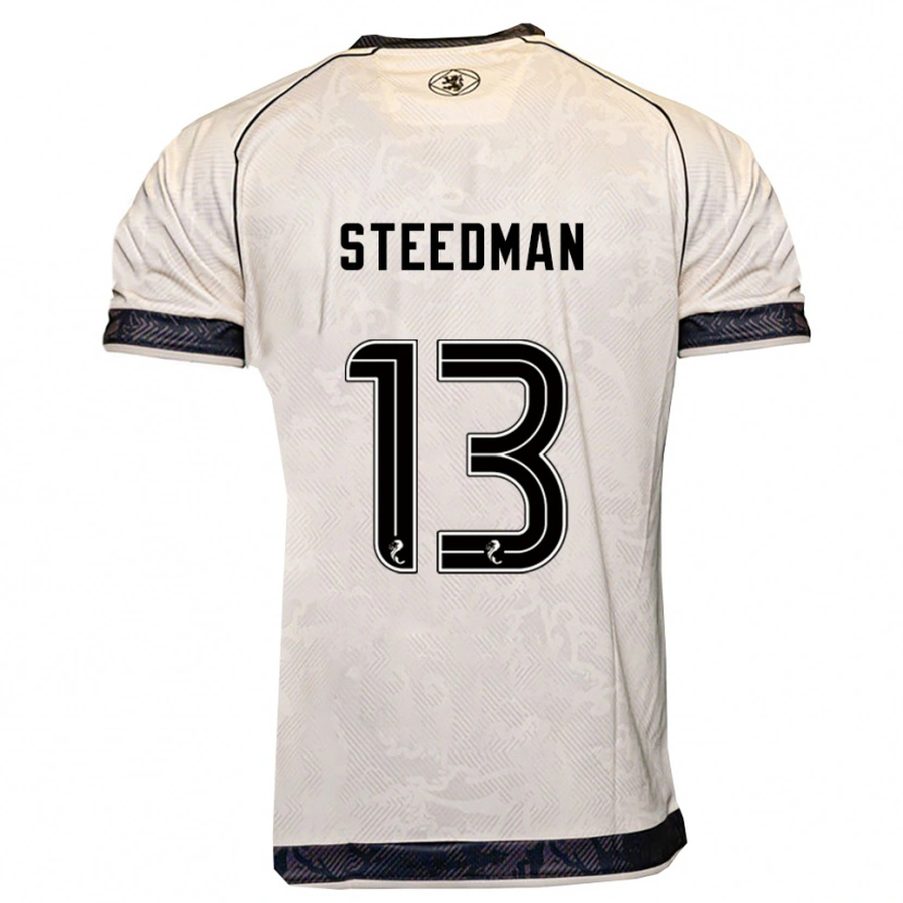 Danxen Herren Morgan Steedman #13 Weiß Schwarz Auswärtstrikot Trikot 2025/26 T-Shirt Österreich