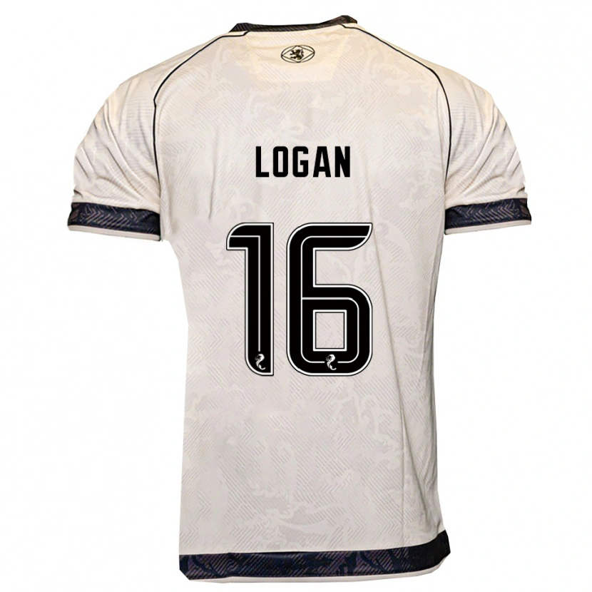 Danxen Herren Alex Logan #16 Weiß Schwarz Auswärtstrikot Trikot 2025/26 T-Shirt Österreich