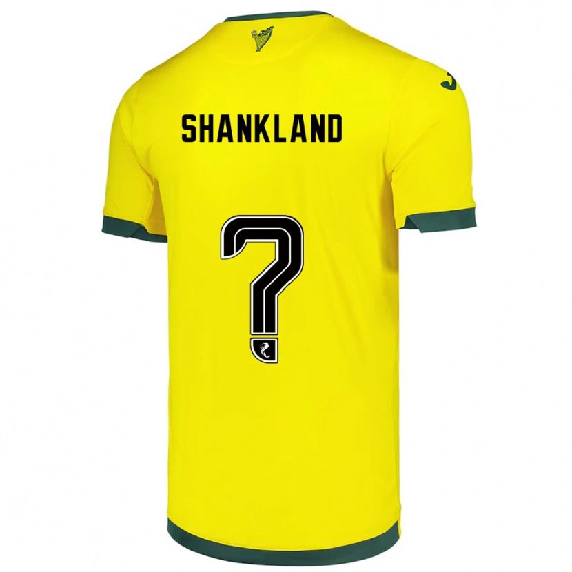 Danxen Herren Cole Shankland #0 Gelb Grün Auswärtstrikot Trikot 2025/26 T-Shirt Österreich