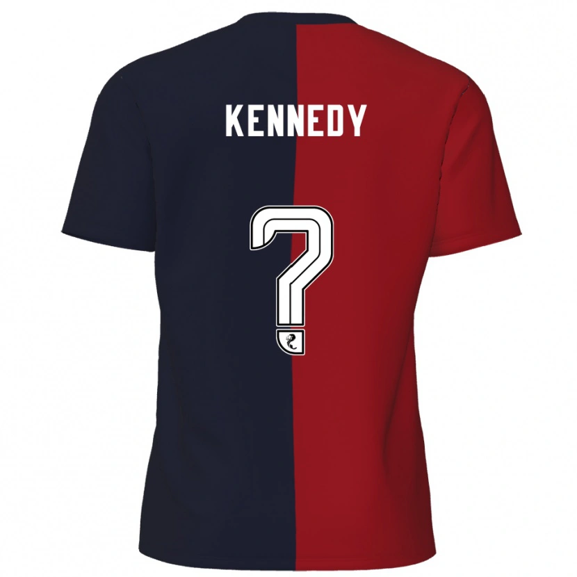 Danxen Herren Shaun Kennedy #0 Rot Marine Auswärtstrikot Trikot 2025/26 T-Shirt Österreich