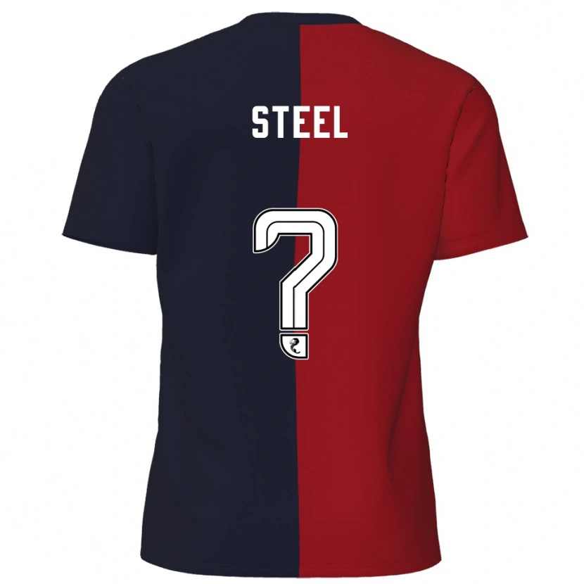 Danxen Herren Lauren Steel #0 Rot Marine Auswärtstrikot Trikot 2025/26 T-Shirt Österreich