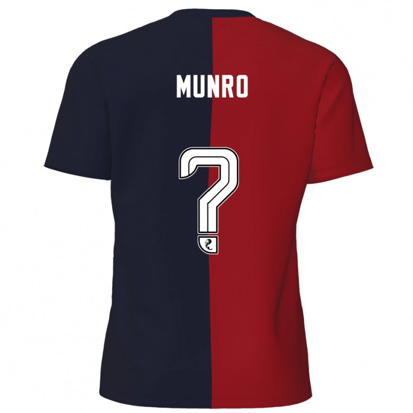 Danxen Herren Kirsty Munro #0 Rot Marine Auswärtstrikot Trikot 2025/26 T-Shirt Österreich