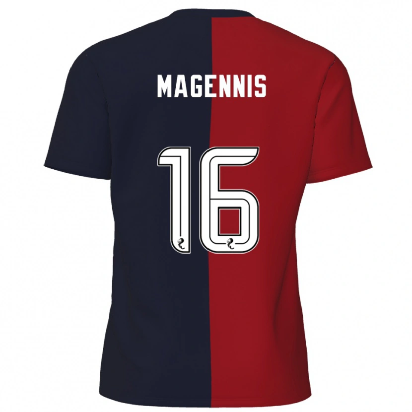 Danxen Herren Kyle Magennis #16 Rot Marine Auswärtstrikot Trikot 2025/26 T-Shirt Österreich