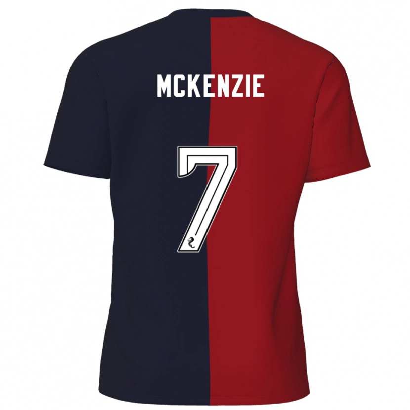 Danxen Herren Rory Mckenzie #7 Rot Marine Auswärtstrikot Trikot 2025/26 T-Shirt Österreich