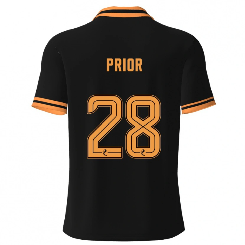 Danxen Herren Jérôme Prior #28 Schwarz Gelb Auswärtstrikot Trikot 2025/26 T-Shirt Österreich