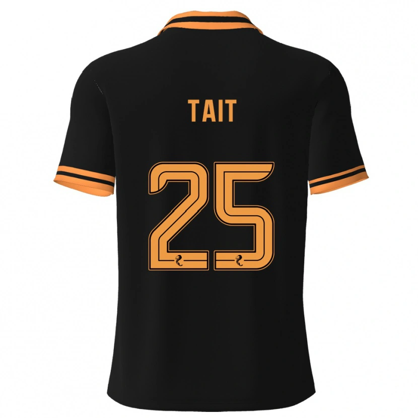 Danxen Herren Macaulay Tait #25 Schwarz Gelb Auswärtstrikot Trikot 2025/26 T-Shirt Österreich