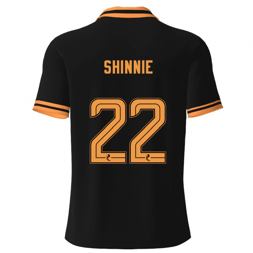 Danxen Herren Andrew Shinnie #22 Schwarz Gelb Auswärtstrikot Trikot 2025/26 T-Shirt Österreich