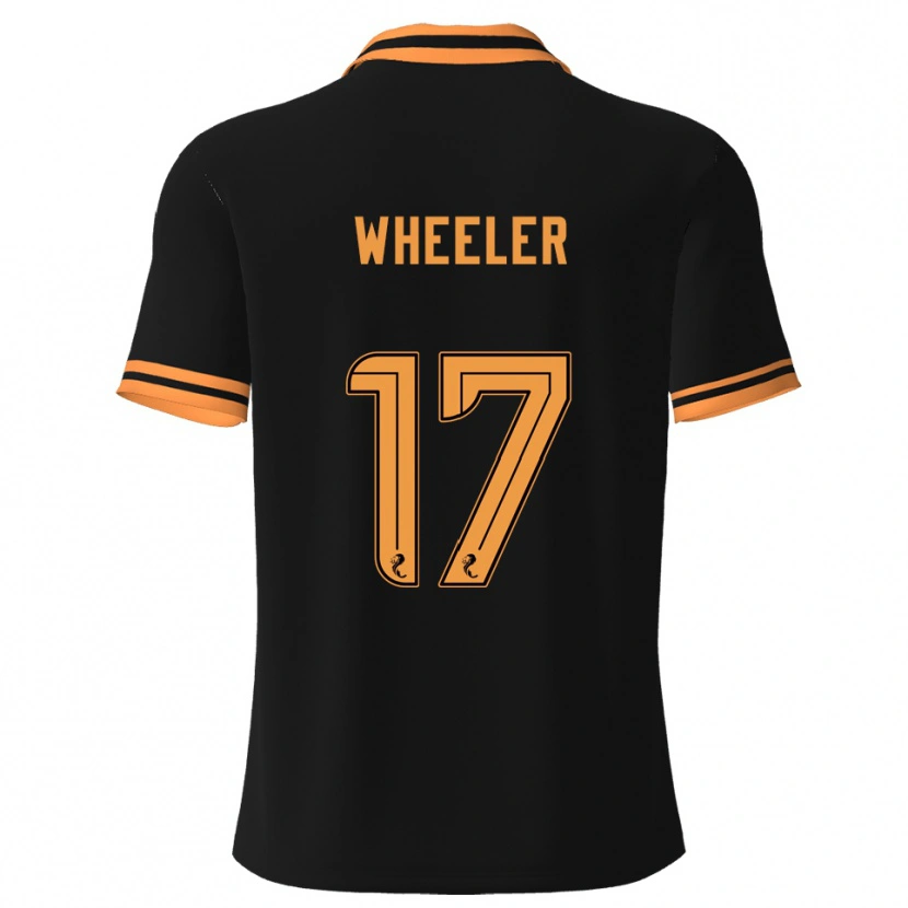 Danxen Herren Jessica Wheeler #17 Schwarz Gelb Auswärtstrikot Trikot 2025/26 T-Shirt Österreich