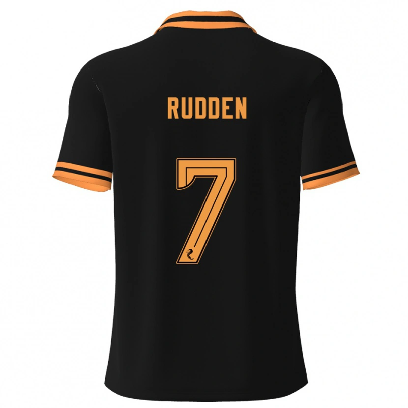 Danxen Herren Zak Rudden #7 Schwarz Gelb Auswärtstrikot Trikot 2025/26 T-Shirt Österreich