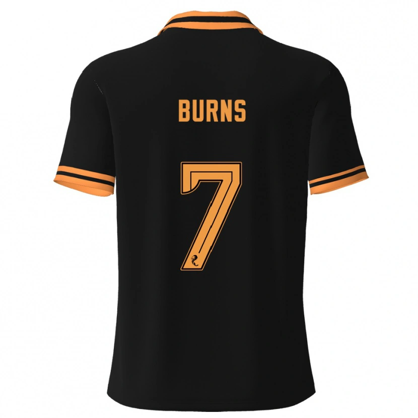 Danxen Herren Erin Burns #7 Schwarz Gelb Auswärtstrikot Trikot 2025/26 T-Shirt Österreich