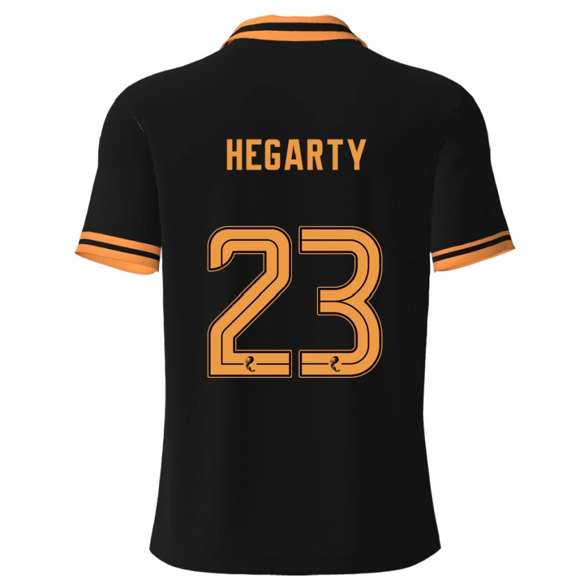 Danxen Herren Nina Hegarty #23 Schwarz Gelb Auswärtstrikot Trikot 2025/26 T-Shirt Österreich