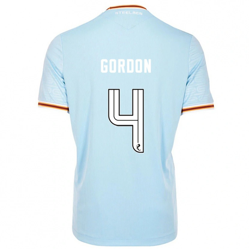 Danxen Herren Liam Gordon #4 Himmelblau Auswärtstrikot Trikot 2025/26 T-Shirt Österreich