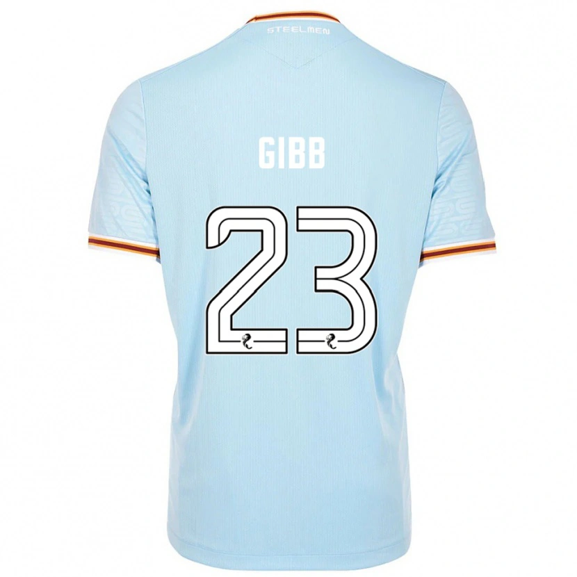Danxen Herren Sarah Gibb #23 Himmelblau Auswärtstrikot Trikot 2025/26 T-Shirt Österreich